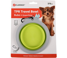 Flamingo Cestovná miska silikónová zeleno-šedá 375ml