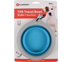 Flamingo Cestovná miska silikónová modro-šedá 625ml