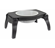 Flamingo LILO Cestovná miska čierno-šedá 800ml