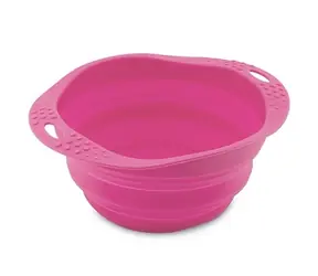 BeCoThings BecoBowl Travel - pink - M / Miska pre psa / cestovné / EKO