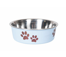 Karlie Miska nerezová s plastovým opláštením modrá 14cm 450ml