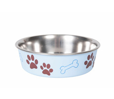 Karlie Miska nerezová s plastovým opláštením modrá 21cm 1500ml