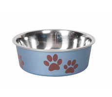 Karlie Miska nerezová s plastovým opláštením metalická modrá 12cm 300ml