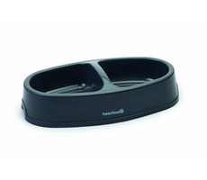 Beeztees Miska pre psa plastová antracitová 2x0.4l