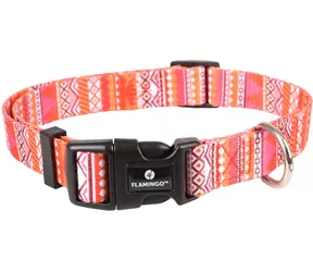 Flamingo SYB Obojok pre psov nylon 30-45cm x 15mm