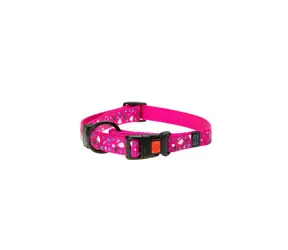 Karlie ASP Mix&amp;Match Obojok ružová motív CHIP - veľkosť S 30-45cm 15mm