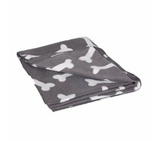 Flamingo Fleecová deka sivá kosť 150x130cm