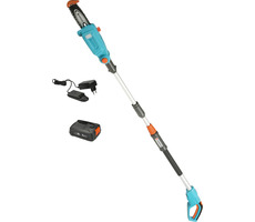 Gardena Cordless Pole Pruner 20/18v P4A / Akumulátorová teleskopická vyvetvovacia píla TCS / s Aku