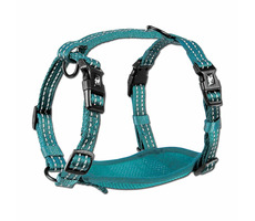 Alcott Reflexný postroj pre psov modrá - veľkosť M