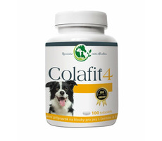 Colafit 4 čierna a biela srsť 100 kapsúl
