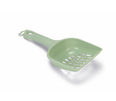 Beeztees Lopatka na čistenie toalety plastová svetlo zelená 25cm