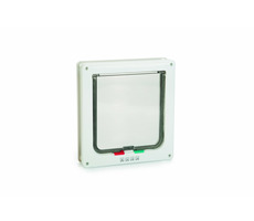 Beeztees MUZE Dvierka pre mačky biela 23.5×25.2cm