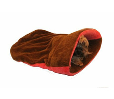 Marysa pelech 2v1 s lemom hnedá-modrá - veľkosť XL