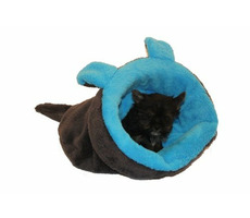 Marysa MYŠIAK pelech 2v1 pre šteniatka &amp; mačiatka modrá-čierna