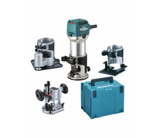 Makita RT0702CX3J / Kombinovaná frézka s príslušenstvom / 710W / Makpac