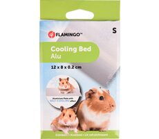 Flamingo chladiaca hliníková podložka pre hlodavce veľ. S / 12x8x0.2cm