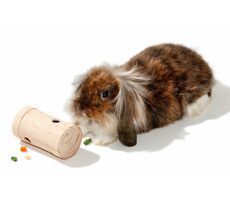 Karlie Drevený valček na maškrty pre hlodavce - 11x6cm