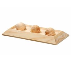 Karlie interaktívna drevená hračka pre hlodavce 30x15x6cm / dopredaj