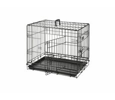 Karlie Drôtená klietka čierna dva vchody 63x43x49cm