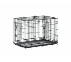 Karlie Drôtená klietka čierna dva vchody 77x47x54cm