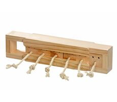 Karlie interaktívna drevená hračka pre hlodavce / 6 kociek / 37.5x8.5x6.5cm