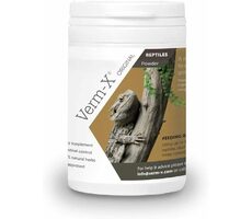 Verm-X Prírodný prášok proti črevným parazitom pre plazy 25g
