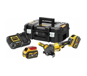 DeWalt DCG418T2 / Aku uhlová brúska / Priemer 125mm / 54V / 9.000 ot-min / 2x 6Ah / nabíjačka / kufor