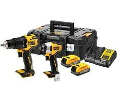 DeWalt DCK2062E2T / Aku sada DeWalt DCD709 + DCF809 / 2x Aku 1.7 Ah / 1x Kufor / nabíjačka