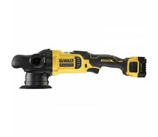 DeWalt DCM848P2 / Aku excentrická leštička / 125 mm / 18V / 2000-5000 ot-min / 2x 5Ah / nabíjačka / taška
