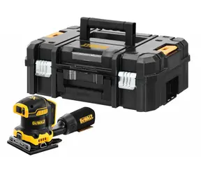 DeWalt DCW200NT / Aku vibračná brúska / 18V / 108x115 mm / 12000-14000 kmitov-min / bez aku / kufor