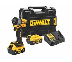 DeWalt DCF922P2T / Aku rázový uťahovák / 18V / Upínanie: 1/2" / 2500 ot-min / 2x 5.Ah / nabíjačka / kufor