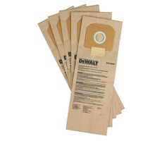 DeWalt DWV9401 / Papierové vrecká na prach pre D27901/DWV902 / 5 ks