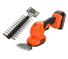 Black&amp;Decker BDBCSS18B / Aku nožnice na trávu a kríky / 18V / 1.3Ah / Záber 100 mm