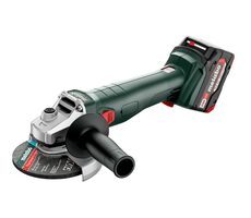 Metabo W 18 L 9-125 Quick / Aku uhlová brúska / 18V / Priemer 125 mm / 8500 ot-min / metaBOX / 2x 5.2Ah / nabíjačka