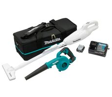 Makita CLX245SAX1/ Aku ofukovač UB100 &amp; vysávač CL108FDZW / 12V / 2.0 Ah