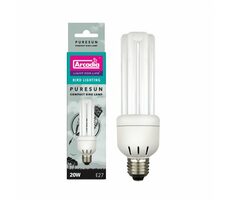 Arcadia PureSun Bird Lamp Compact 20W/15 cm / Kompaktná žiarovka vhodná pre všetky druhy vtákov