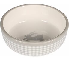 Flamingo Keramická miska pre králiky 360ml / 13.5x4.5cm