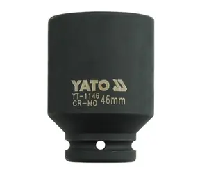 YATO YT-1146 / Nadstavec 3/4" rázový šesťhranný hlboký 46 mm / CrMo