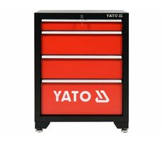 YATO YT-08933 Skrinka dielenská na náradie prázdna 4 zásuvky / uzamykateľná / 66 x 45.7 x 86.3 cm