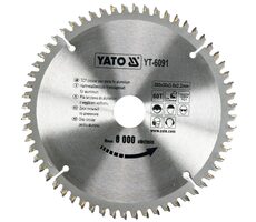 YATO YT-6091 / Pílový kotúč na hliník / Priemer 200x30 mm / Šírka rezu 3 mm / Počet zubov 60 / dopredaj
