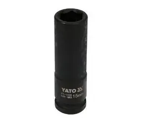YATO YT-1035 / Nadstavec 1/2" rázový šesťhranný hlboký 15 mm / CrMo
