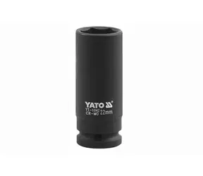 YATO YT-1049 / Nadstavec 1/2" rázový šesťhranný hlboký 29 mm / CrMo