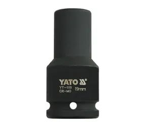 YATO YT-1119 / Nadstavec 3/4" rázový šesťhranný hlboký 19 mm / CrMo