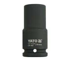 YATO YT-1124 / Nadstavec 3/4" rázový šesťhranný hlboký 24 mm / CrMo