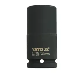 YATO YT-1127 / Nadstavec 3/4" rázový šesťhranný hlboký 27 mm / CrMo