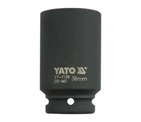 YATO YT-1136 / Nadstavec 3/4" rázový šesťhranný hlboký 36 mm / CrMo