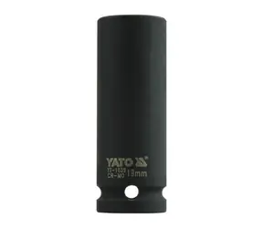 YATO YT-1039 / Nadstavec 1/2" rázový šesťhranný hlboký 19 mm / CrMo