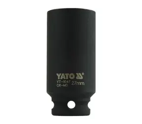 YATO YT-1047 / Nadstavec 1/2" rázový šesťhranný hlboký 27 mm / CrMo
