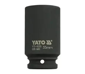 YATO YT-1135 / Nadstavec 3/4" rázový šesťhranný hlboký 35 mm / CrMo