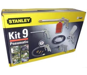 Stanley 9045718STN / Sada pneumatického náradia / gravimetrická/umievacia/hustiaca pištoľ / vzuchové/vodné umývanie / hadica